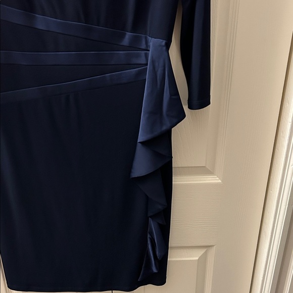 American Living Navy Long Sleeve Dress